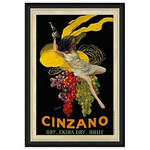 Cinzano Vintage Advertising Print Reproduction (28 X 34)