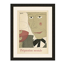 Preparation Mentale Vintage Advertising Print Reproduction (34 X 27)