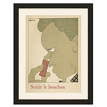 Sentir Le Bouchon Vintage Advertising Print (35 X 27)