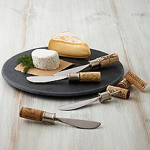Cork Cheese Spreaders Kit (Set of 4)