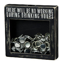 Beer Cap Shadow Box