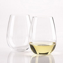 Wine Enthusiast Chardonnay Stemless Wine Glasses (Set of 8)