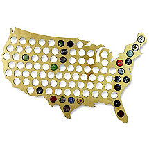 Beer Cap Collectors Map of USA