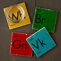 Periodic Table of Spirits Marble Coasters (Set of 4)