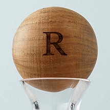 Personalized Wood Decanter Stopper