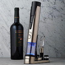 Personalized Electric Blue 1 Wine Opener & Preserver Set