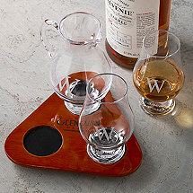 Personalized Glencairn Glass Tasting Set with Water Jug