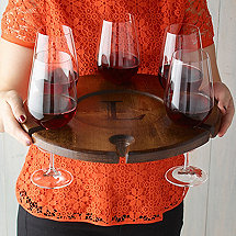 Personalized Wine Glass Carrier