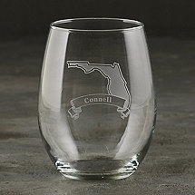 Personalized Florida State Tumbler Glasses (Set of 2)