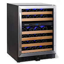 Wine Enthusiast Classic 46 Dual Zone Wine Cellar (Stainless Steel Trim) (Outlet A)
