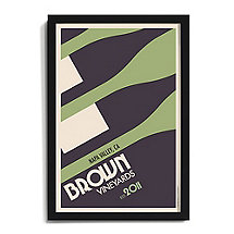 Personalized 'Wine Bottles' Framed Print