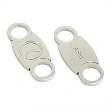 Monogrammed Bey-Berk Stainless Steel Cigar Cutter