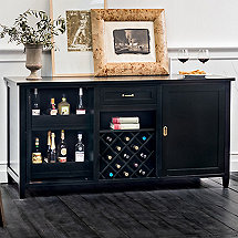 Firenze Wine and Spirits Credenza (Nero)