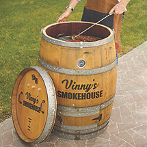 Personalized Reclaimed Wine Barrel Smoker Kit