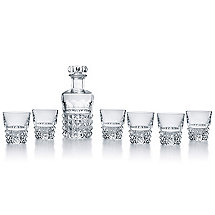 Baccarat Louxor Decanter and Glasses (set of 6)