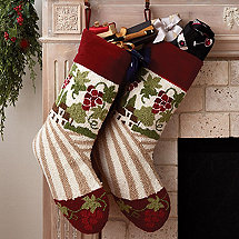Vineyard Holiday Stocking