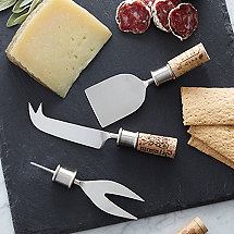 Cork Cheese Knives Kit (Set of 3)