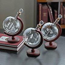 Globe Whiskey Decanters (Set of 3)