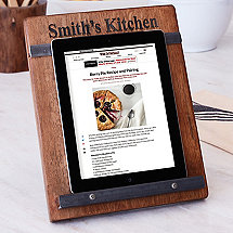 Reclaimed Barrel Tablet & Cookbook Stand