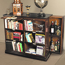 Alchemist Bookcase with Hidden Bar
