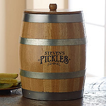 Personalized Pickling Barrel