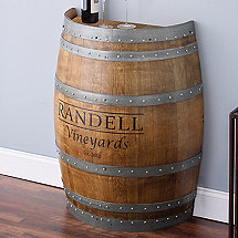 Reclaimed Half Barrel Table (Personalized)