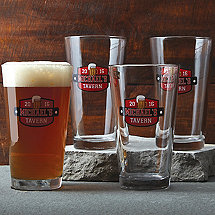Personalized Pint Glasses (Set of 4)