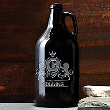 Personalized Family Crest Beer Growler