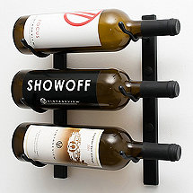 VintageView Wall Series 1 Foot Wine Rack (3 Bottle)