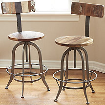 Repurposed Industrial Pub Stool