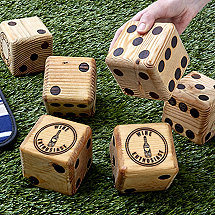 Wine Lawn Dice (Set of 6)