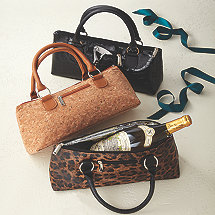 Insulated Single Bottle Wine Clutch