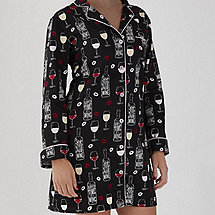 Women's Wine Time Pajama Nightshirt