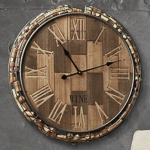 Cork Catcher Wall Clock