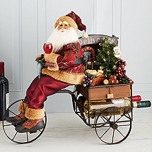 Karen Didion Wine Delivery Trike Santa