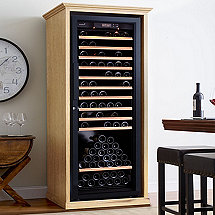 XL Custom Wine Cellar Cabinet With EuroCave Premiere L Wine Cellar
