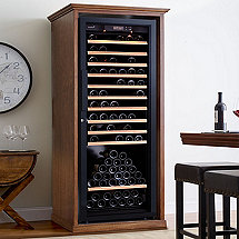 XL Custom Wine Cellar Cabinet With EuroCave Premiere L Wine Cellar
