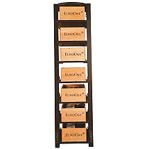 EuroCave Modulosteel 1 Column Wooden Box Sliding Shelf Wine Rack