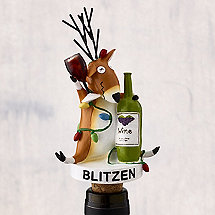 Blitzen All Lit Up Bottle Stopper