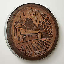 Personalized Rustic Barrel Wall Décor