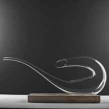 Wine Enthusiast Art Series Bass Decanter