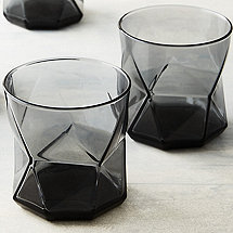 Geo Smoked Whiskey Glasses (Set of 4)