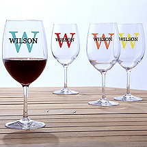 Personalized Indoor/Outdoor Wine Glasses