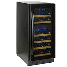 Wine Enthusiast S-29 Bottle Dual-Zone with Black Trim Wine Cellar (Outlet)