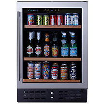 N'FINITY PRO S Beverage Center Right Hinge Stainless Steel Door (Outlet A)