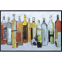 'Rare Vintage' Hand-Painted Framed Canvas Art