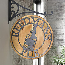 Personalized Reclaimed Barn Wood Pub Sign