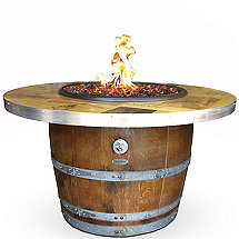 Reclaimed Barrel Winery Seal Fire Pit
