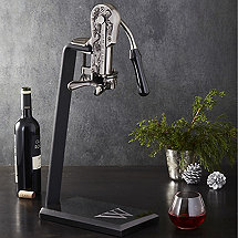 Legacy Corkscrew with Black Marble Stand and Handle (Pewter)