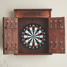 Personalized Dart Board Cabinet